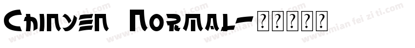 Chinyen  Normal字体转换
